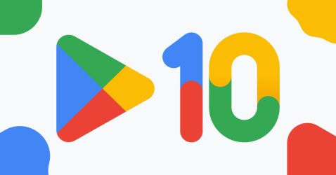 Google Play obtiene un nuevo logotipo para su décimo aniversario